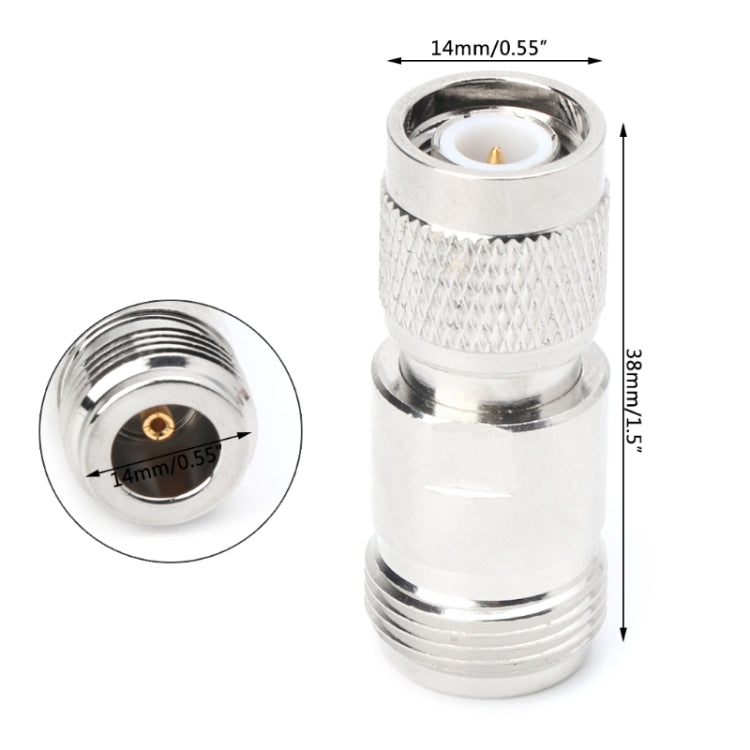 TNC Male to N Type Female Jack Screws Coaxial Adapter for Wifi Connection of Router Connector TNC Male to N Type Female Jack Screws Coaxial Adapter for Wifi Connection of Router Connector